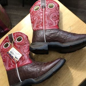 Durango kids leather boots size 13,NWT